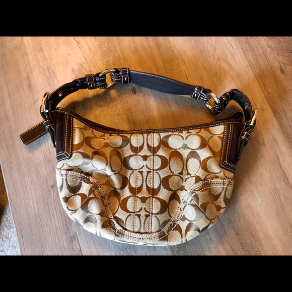 VINTAGE Mini Hobo Coach Purse - Picture 1 of 4